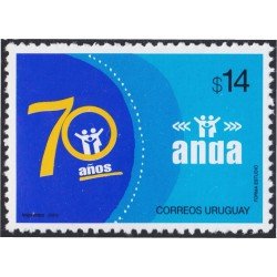 Uruguay 2104 2003 70 Aniversario de la Asociación Nacional de Afiliados MNH Uruguay 2104 2003 70 Aniversario de la Asociación Nacional de Afiliados MNH