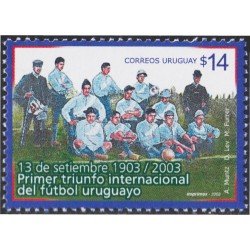 Uruguay 2110 2003 13 septembre 1903 1º Triunfo mundial de Fútbol Uruguayo MNH Uruguay 2110 2003 13 septembre 1903 1º Triunfo mundial de Fútbol Uruguayo MNH