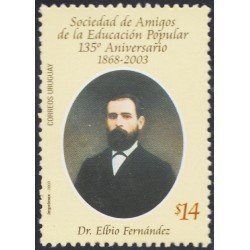 Uruguay 2114 2003 135º Aniversario de la Sociedad de la Educación Popular MNH Uruguay 2114 2003 135º Aniversario de la Sociedad de la Educación Popular MNH