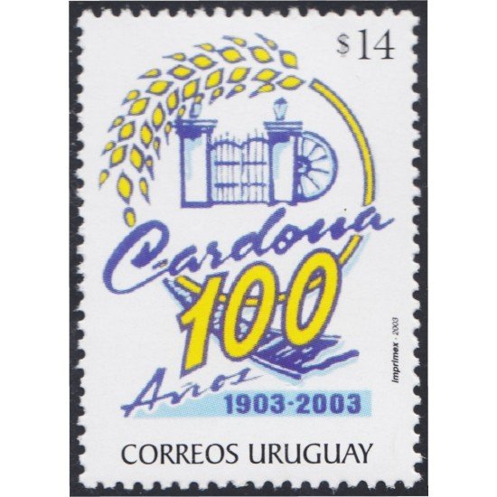 Uruguay 2121 2003 Centenario de la Villa de Cardona MNH Uruguay 2121 2003 Centenario de la Villa de Cardona MNH