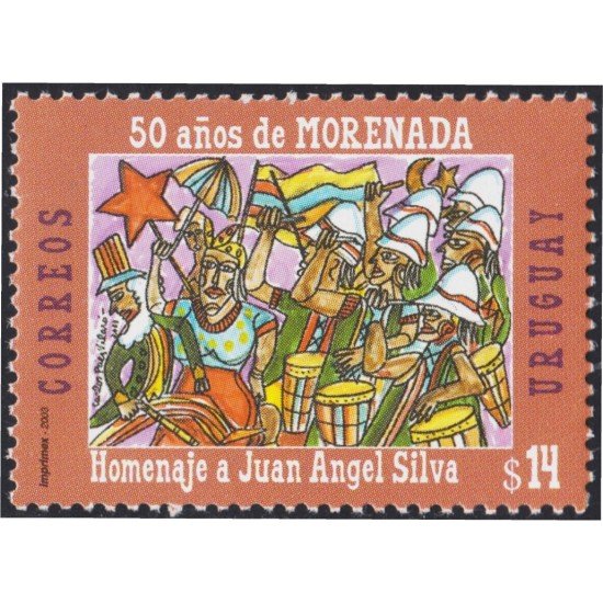 Uruguay 2128 2003 50 Años de Morenada Homenaje a Juan Angel Silva MNH Uruguay 2128 2003 50 Años de Morenada Homenaje a Juan Angel Silva MNH