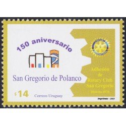 Uruguay 2133 2003 150º Aniversario de la villa de San Gregorio de Polanco MNH Uruguay 2133 2003 150º Aniversario de la villa de San Gregorio de Polanco MNH
