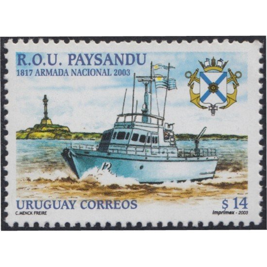 Uruguay 2135 2003 Fuerzas Navales Navío Barco Boat MNH Uruguay 2135 2003 Fuerzas Navales Navío Barco Boat MNH