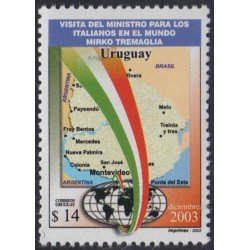 Uruguay 2138 2003 Visita del Ministro Italiano Mirko Tremaglia MNH Uruguay 2138 2003 Visita del Ministro Italiano Mirko Tremaglia MNH