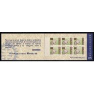 Uruguay C2141B 2003 Serie Antigua Fauna Tatou  carnet MNH