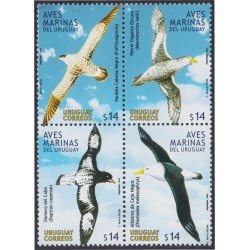 Uruguay 2142/45 2004 Fauna Pájaros marinos MNH Uruguay 2142/45 2004 Fauna Pájaros marinos MNH