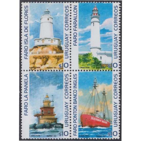 Uruguay 2146/50 2004 Faros MNH Uruguay 2146/50 2004 Faros MNH