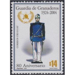 Uruguay 2162 2004 80º Aniversario de la Guardia de Granaderos Soldado MNH Uruguay 2162 2004 80º Aniversario de la Guardia de Granaderos Soldado MNH