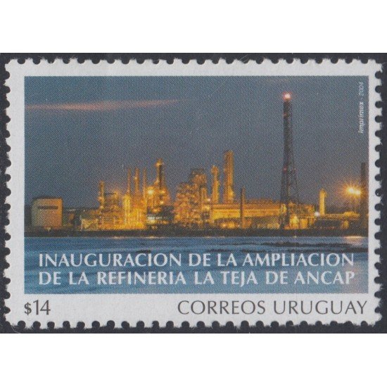 Uruguay 2163 2004 Inauguración de la ampliación de la Refinería de petróleo La Teja MNH Uruguay 2163 2004 Inauguración de la ampliación de la Refinería de petróleo La Teja MNH