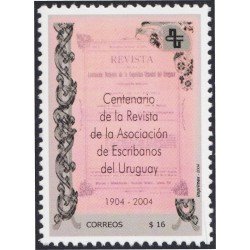 Uruguay 2196 2004 Centenario de la Asociación de la revista de escribanos de Uruguay MNH Uruguay 2196 2004 Centenario de la Asociación de la revista de escribanos de Uruguay MNH