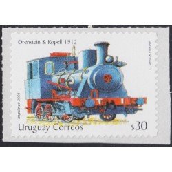 Uruguay 2199 2004 Trenes Train Locomotoras a vapor autodhesivos MNH Uruguay 2199 2004 Trenes Train Locomotoras a vapor autodhesivos MNH