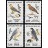 France Francia 2337/40 1984 Fauna i flora de Francia. Rapaces diurnas MNH