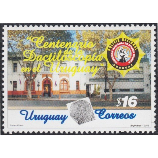 Uruguay 2208 2005 Centenario de la Dactiloscopia MNH Uruguay 2208 2005 Centenario de la Dactiloscopia MNH