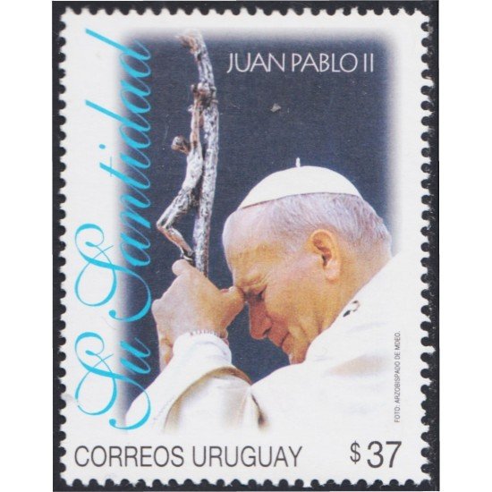 Uruguay 2224A 2005 A la memoria de SS El Papa Juan Pablo II MNH Uruguay 2224A 2005 A la memoria de SS El Papa Juan Pablo II MNH