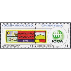 Uruguay 2237/38 2005 Congreso Mundial de ICCA MNH Uruguay 2237/38 2005 Congreso Mundial de ICCA MNH