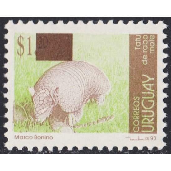 Uruguay 2239 2005 Fauna Tatu de rabo mole MNH Uruguay 2239 2005 Fauna Tatu de rabo mole MNH