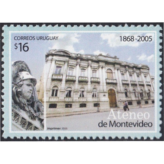 Uruguay 2252 2005 Centenario del Teatro Ateneo de Montevideo MNH Uruguay 2252 2005 Centenario del Teatro Ateneo de Montevideo MNH