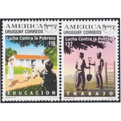 Uruguay 2257/58 2005 América Upaep Lucha contra la pobreza MNH Uruguay 2257/58 2005 América Upaep Lucha contra la pobreza MNH