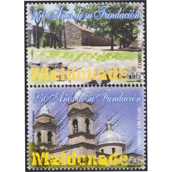 Uruguay 2263/64 2006 250º Aniversario del Departamento de Maldonado MNH