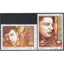 Uruguay 2265/66 2006 Música Personalidad Alfredo Zitarrosa MNH Uruguay 2265/66 2006 Música Personalidad Alfredo Zitarrosa MNH