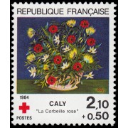 France Francia 2345 1984 Sorteo a favor de la Cruz Roja MNH France Francia 2345 1984 Sorteo a favor de la Cruz Roja MNH