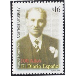 Uruguay 2268 2006 Centenario del Diario Español Manuel Magarinos MNH Uruguay 2268 2006 Centenario del Diario Español Manuel Magarinos MNH