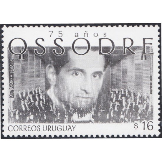 Uruguay 2272 2006 75º Aniversario de OSSODRE MNH Uruguay 2272 2006 75º Aniversario de OSSODRE MNH