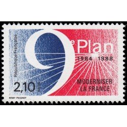 France Francia 2346 1984 9 Plan Modernizar Francia MNH