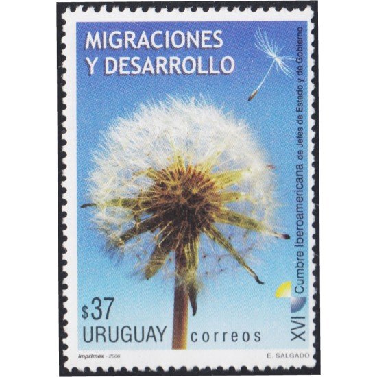 Uruguay 2288 2006 Migraciones y Desarrollo MNH Uruguay 2288 2006 Migraciones y Desarrollo MNH
