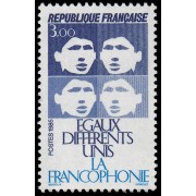 France Francia 2347 1985 La Francofonía MNH France Francia 2347 1985 La Francofonía MNH