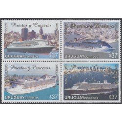 Uruguay 2301/04 2006 Puertos y cruceros MNH Uruguay 2301/04 2006 Puertos y cruceros MNH