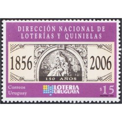 Uruguay 2305 2006 150º Aniversario de la lotería Uruguaya MNH Uruguay 2305 2006 150º Aniversario de la lotería Uruguaya MNH