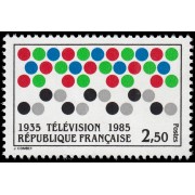 France Francia 2353 1985 50 aniv. de la Televisión MNH France Francia 2353 1985 50 aniv. de la Televisión MNH