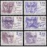 France Francia  2355/60 1985 Personajes célebres Escritores MNH