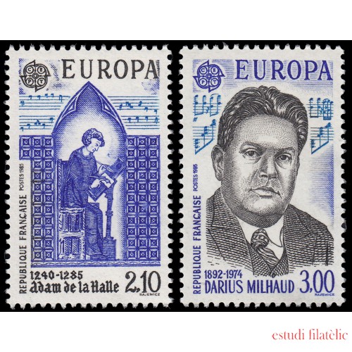France Francia 2366/67 1985 Europa MNH