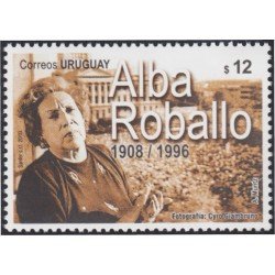 Uruguay 2422 2010 Personalidad Alba Roballo MNH Uruguay 2422 2010 Personalidad Alba Roballo MNH