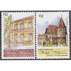 Uruguay 2424/25 2010 Hoteles históricos Hotel Concordia y Colón de Piriápolis MNH Uruguay 2424/25 2010 Hoteles históricos Hotel Concordia y Colón de Piriápolis MNH