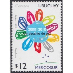 Uruguay 2429 2010 Mercosur Un decenio de paz MNH Uruguay 2429 2010 Mercosur Un decenio de paz MNH