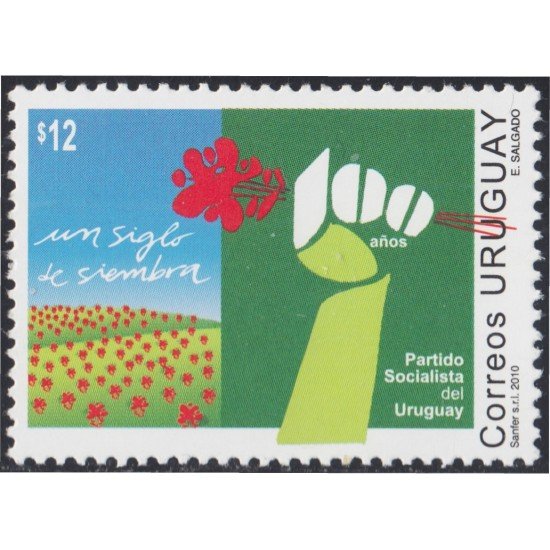 Uruguay 2457 2010 Centenario del Partido Socialista de Uruguay MNH Uruguay 2457 2010 Centenario del Partido Socialista de Uruguay MNH