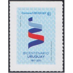 Uruguay 2462 2011 Serie Antigua Logo del Bicentenario de Uruguay Autoadhesivo Uruguay 2462 2011 Serie Antigua Logo del Bicentenario de Uruguay Autoadhesivo