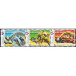 Uruguay 2464/66 2011 Bicentenario de la Independencia Tacuarembo Fiestas Caballos Horses MNH Uruguay 2464/66 2011 Bicentenario de la Independencia Tacuarembo Fiestas Caballos Horses MNH