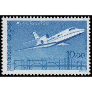 France Francia 2372 1985 Serie Grandes logros Mystere Falcon 900 MNH France Francia 2372 1985 Serie Grandes logros Mystere Falcon 900 MNH