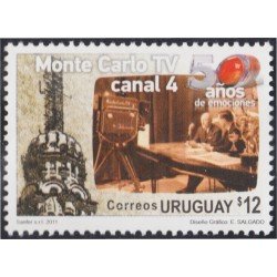 Uruguay 2482 2011 50 Años de la TV Montecarlo Canal 4 MNH Uruguay 2482 2011 50 Años de la TV Montecarlo Canal 4 MNH
