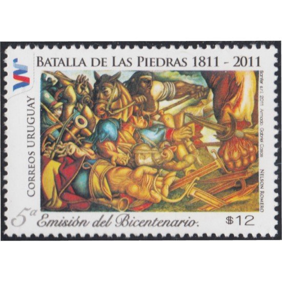 Uruguay 2483 2011 Bicentenario de las Batalla de las Piedras MNH Uruguay 2483 2011 Bicentenario de las Batalla de las Piedras MNH
