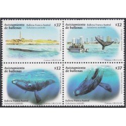 Uruguay 2518/21 2011 Fauna Marina Cetáceos Ballenas MNH Uruguay 2518/21 2011 Fauna Marina Cetáceos Ballenas MNH