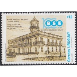 Uruguay 2539 2011 Museo Histórico Nacional antigua sede del Banco de seguros del Estado MNH Uruguay 2539 2011 Museo Histórico Nacional antigua sede del Banco de seguros del Estado MNH