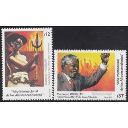 Uruguay 2540/41 2011 Año Internacional del Afrodescendiente MNH Uruguay 2540/41 2011 Año Internacional del Afrodescendiente MNH