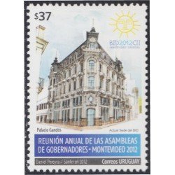 Uruguay 2552 2012 Reunión anual de las Asambleas de Gobernadores MNH Uruguay 2552 2012 Reunión anual de las Asambleas de Gobernadores MNH
