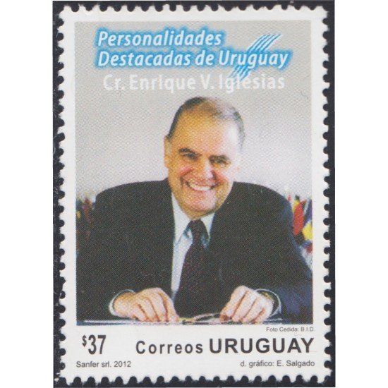 Uruguay 2553 2012 Personalidad Enrique V. Iglesias MNH Uruguay 2553 2012 Personalidad Enrique V. Iglesias MNH