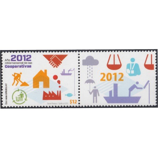 Uruguay 2566 2012 Naciones Unidas 2012 Año Internacional de las Cooperativas MNH Uruguay 2566 2012 Naciones Unidas 2012 Año Internacional de las Cooperativas MNH
